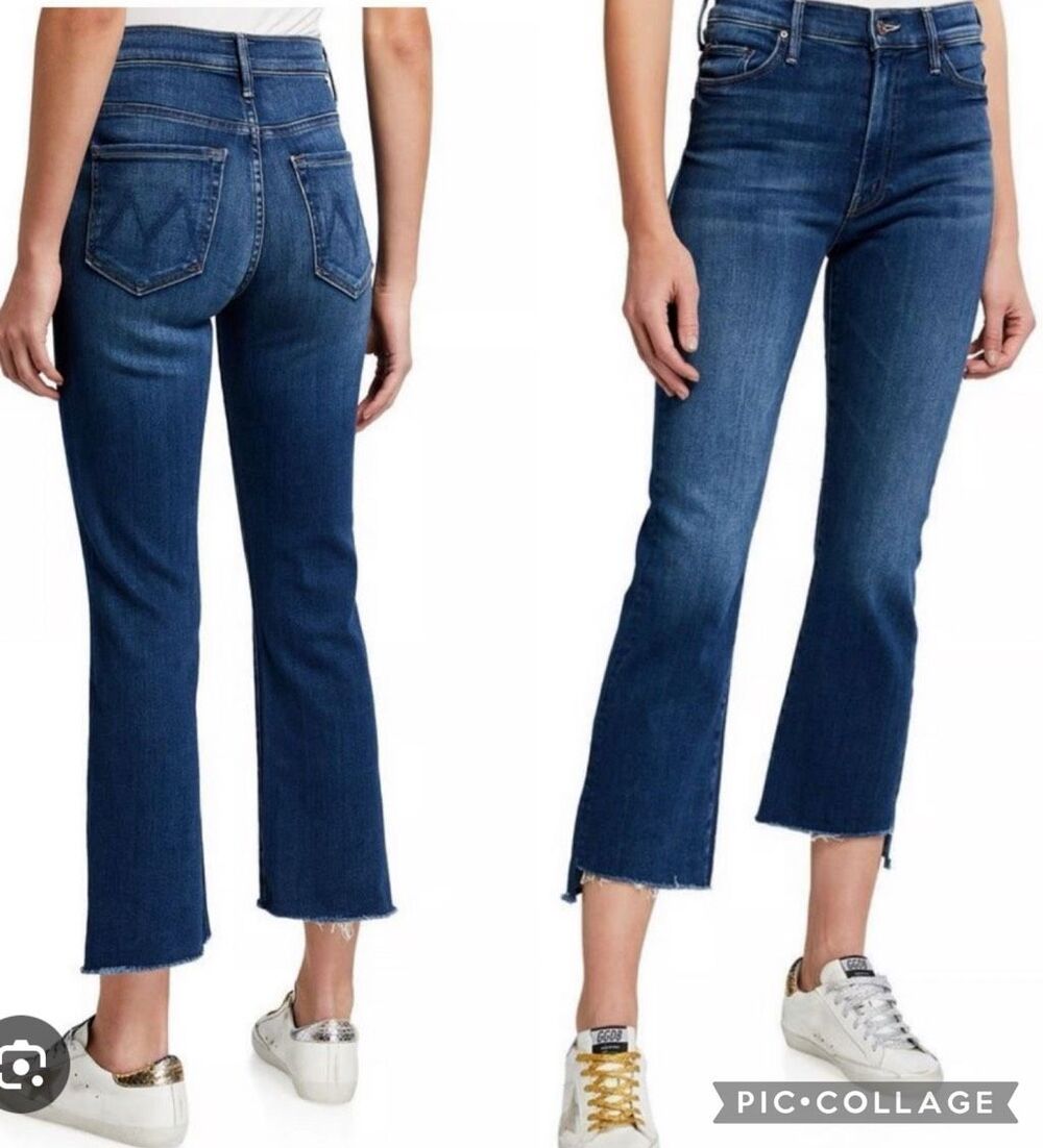 Mother the insider crop step fray size 26, $238 A61